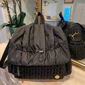 HAPP Brand Diaper Bag Backpack Levi Black